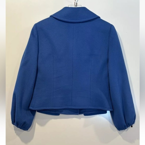 Per Se Blue Cashmere Wool Blazer Jacket Career Womens Size 10 (BR) - Picture 2 of 4